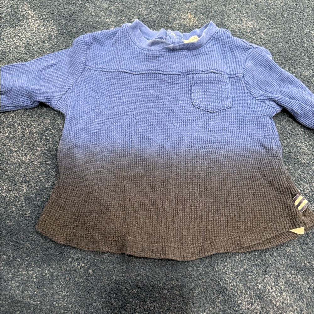 Splendid Ombre Waffle Shirt